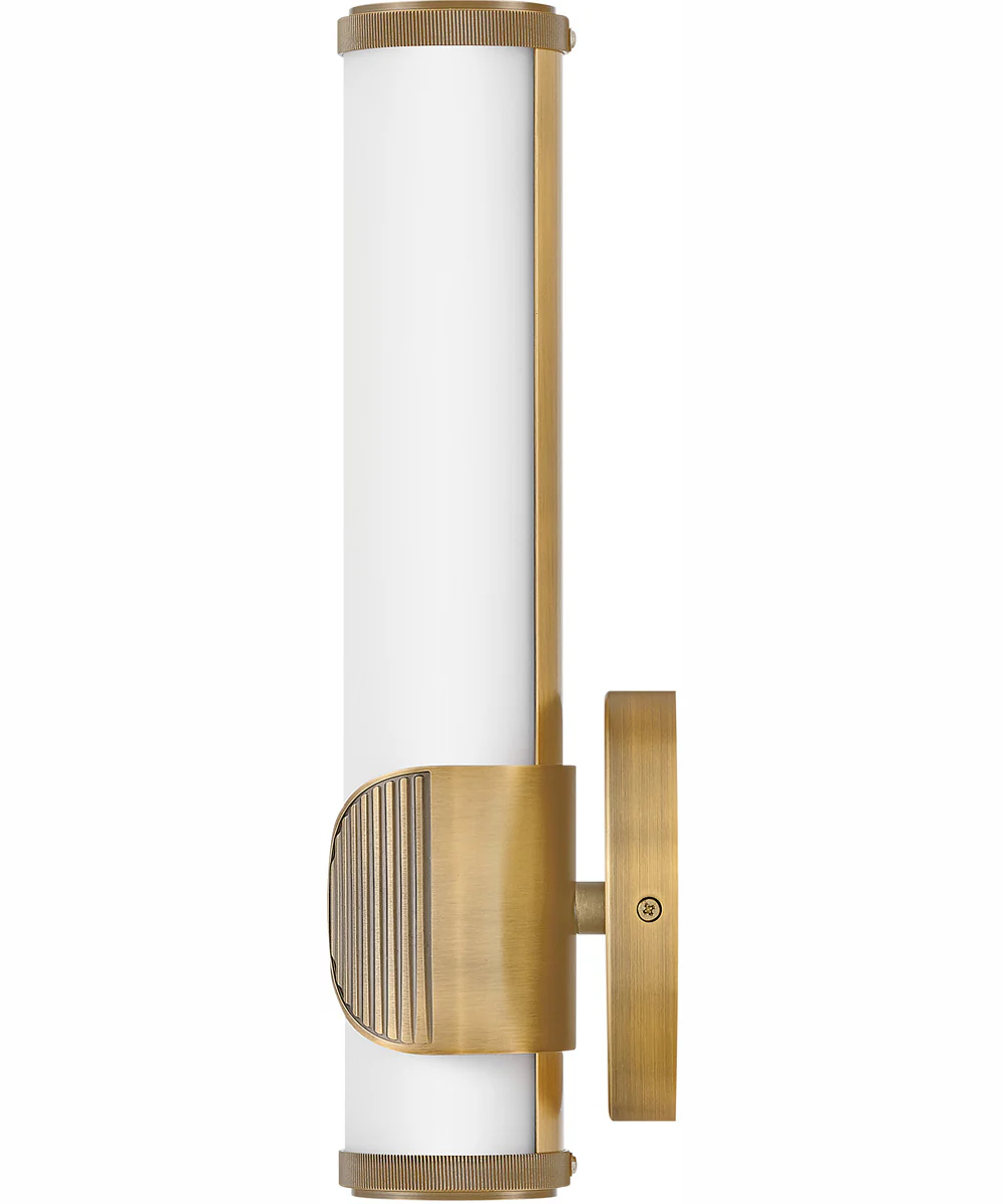 Femi LED-Light Small LED Vanity in Lacquered Brass - Image 3