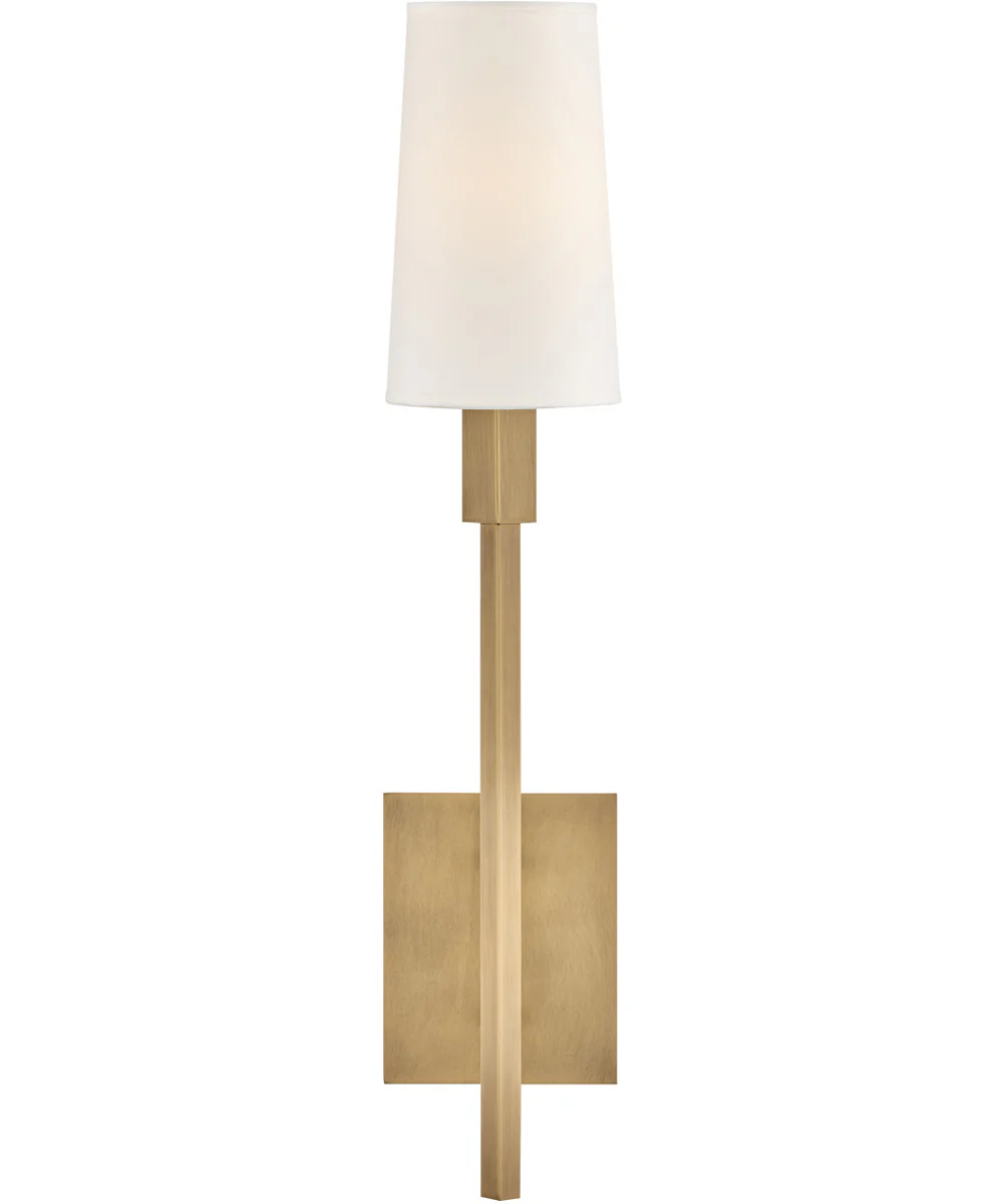 Fenwick 1-Light Large Sconce in Heritage Brass - Image 3
