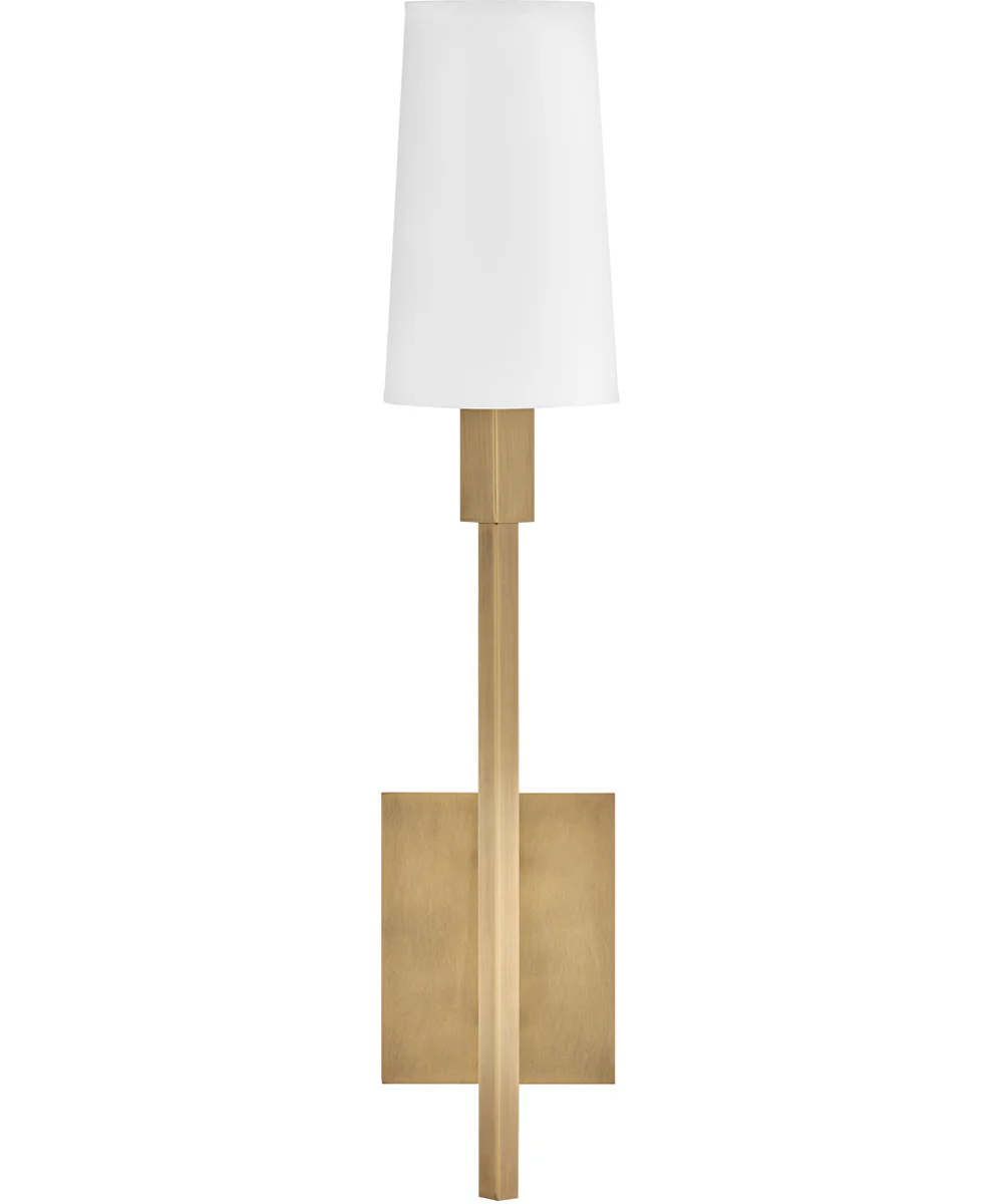 Fenwick 1-Light Large Sconce in Heritage Brass - Image 4