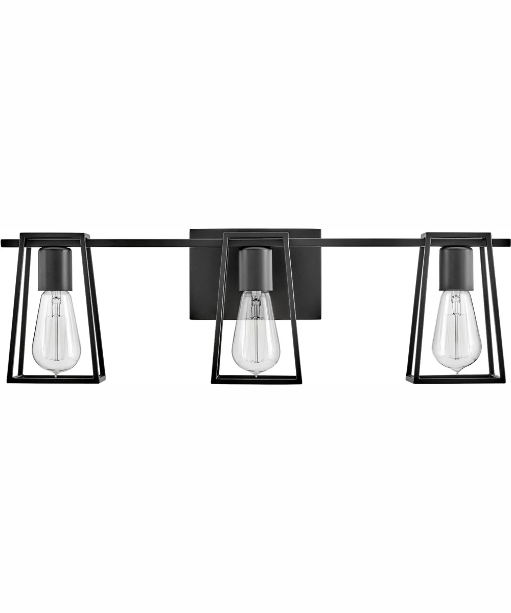 Filmore 3-Light Three Light Vanity in Black - Image 2