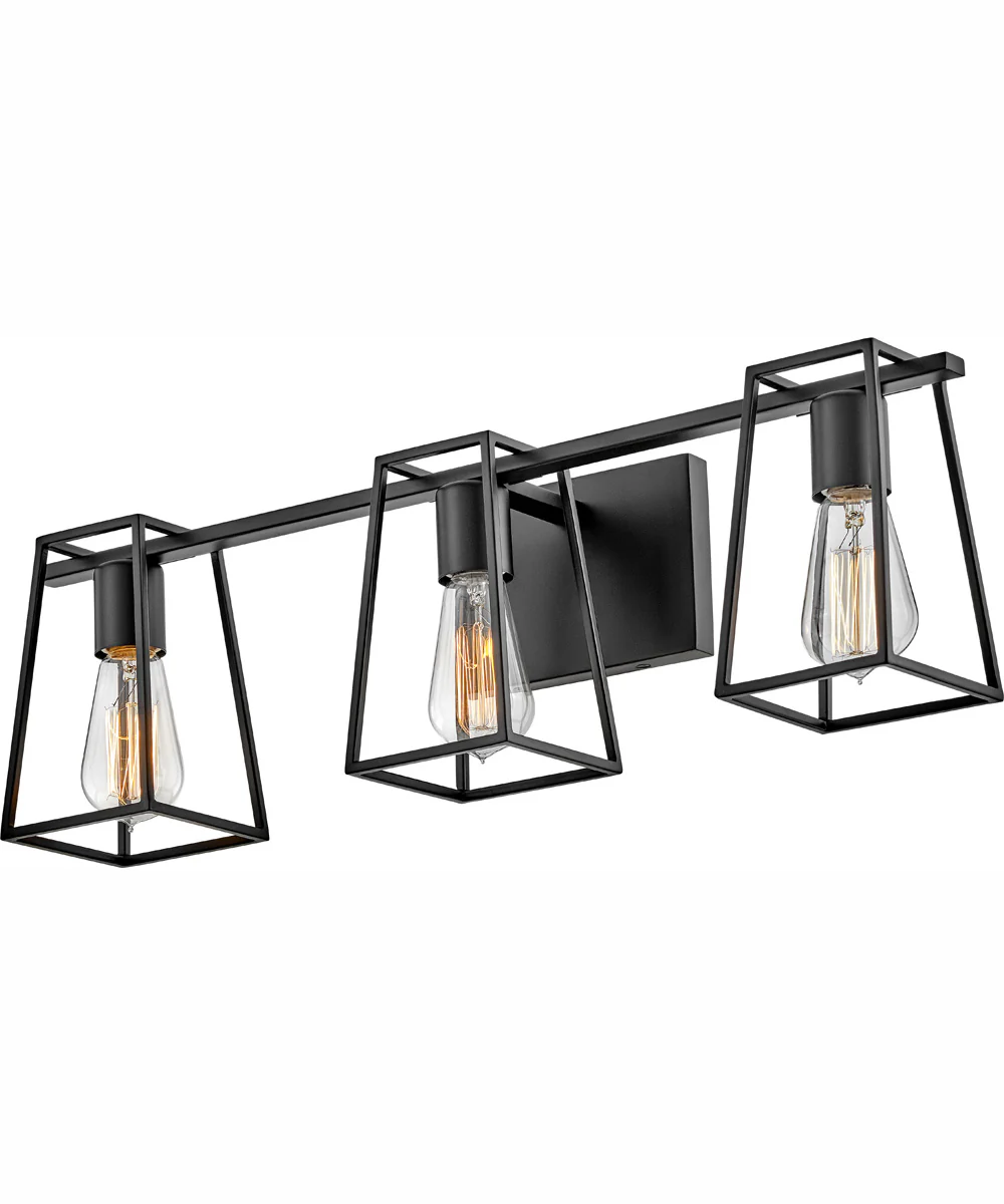 Filmore 3-Light Three Light Vanity in Black - Image 4