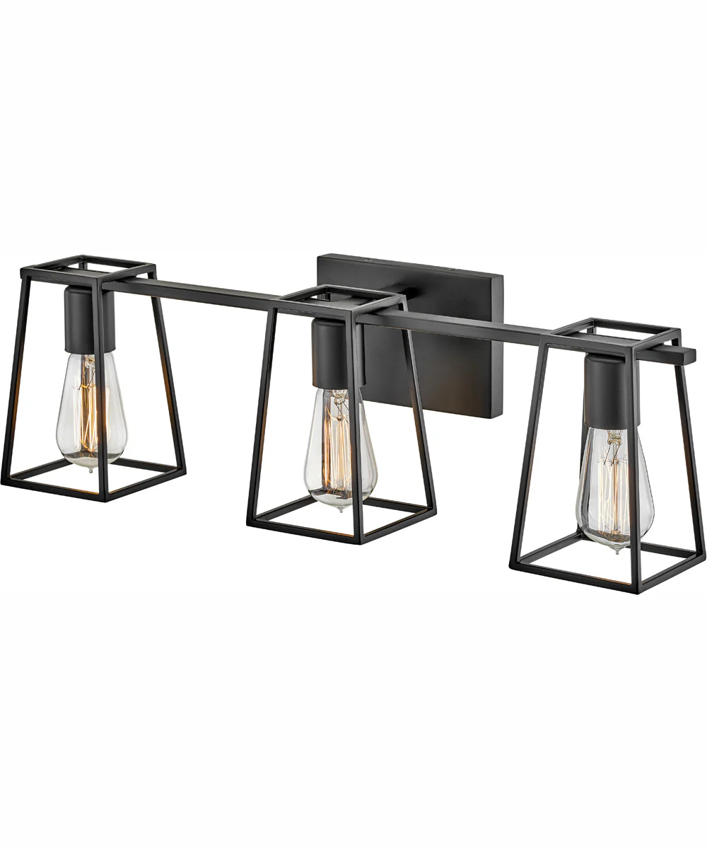Filmore 3-Light Three Light Vanity in Black - Image 5