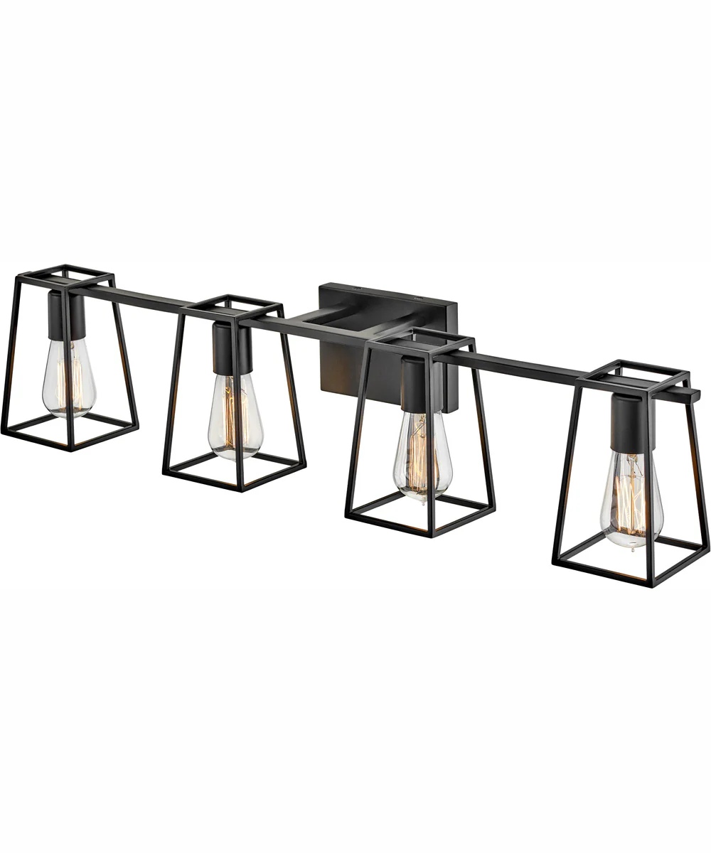 Filmore 4-Light Four Light Vanity in Black - Image 5