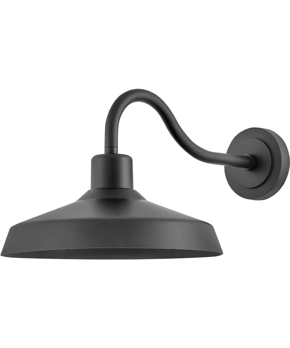 Forge 1-Light Medium Wall Mount Lantern in Black - Image 2