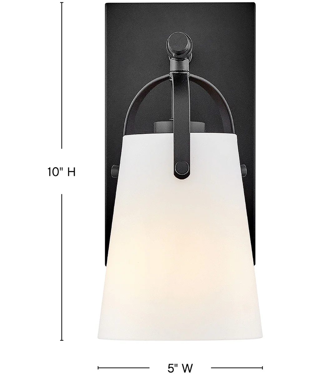 Foster 1-Light Medium Sconce in Black - Image 2