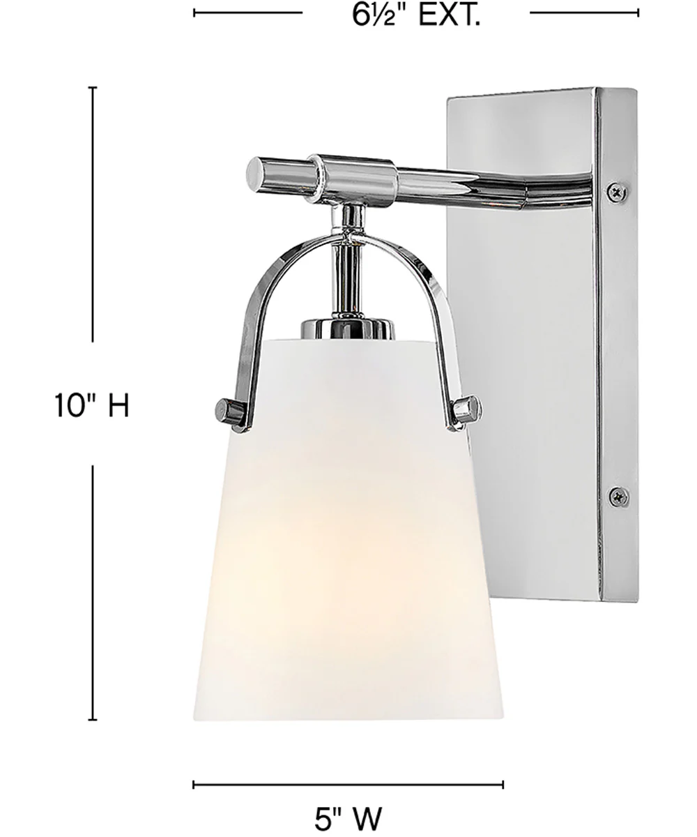Foster 1-Light Medium Sconce in Chrome - Image 2