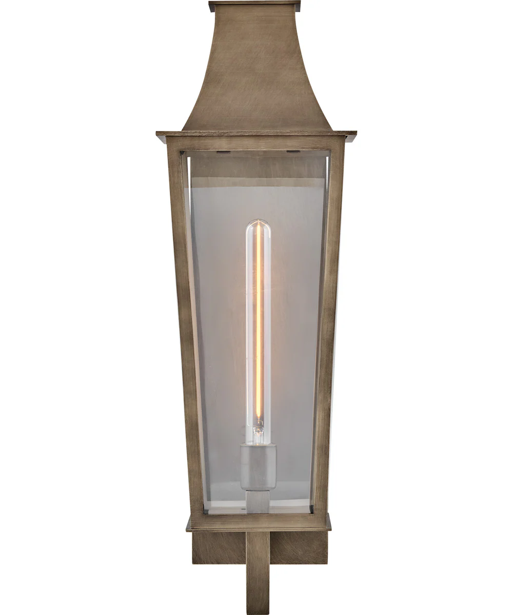 Georgetown Coastal Elements  Coastal Elements 1-Light Large Wall Mount Lantern in Burnished Bronze - Image 3