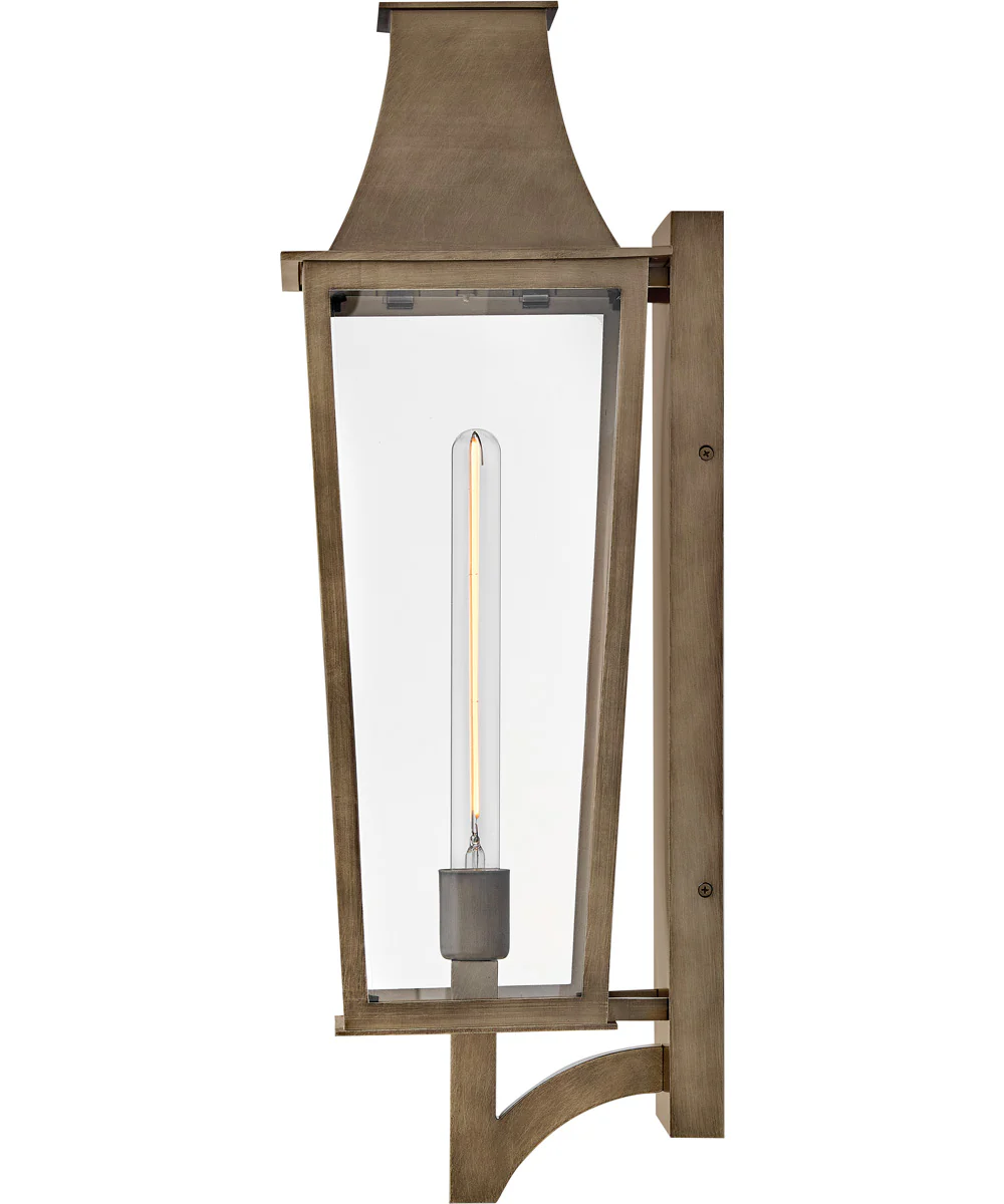 Georgetown Coastal Elements  Coastal Elements 1-Light Large Wall Mount Lantern in Burnished Bronze - Image 5