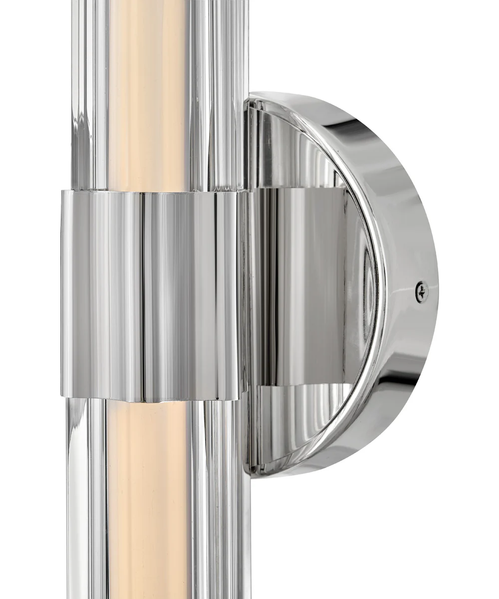 Georgette LED-Light Medium LED Sconce in Polished Nickel - Image 6