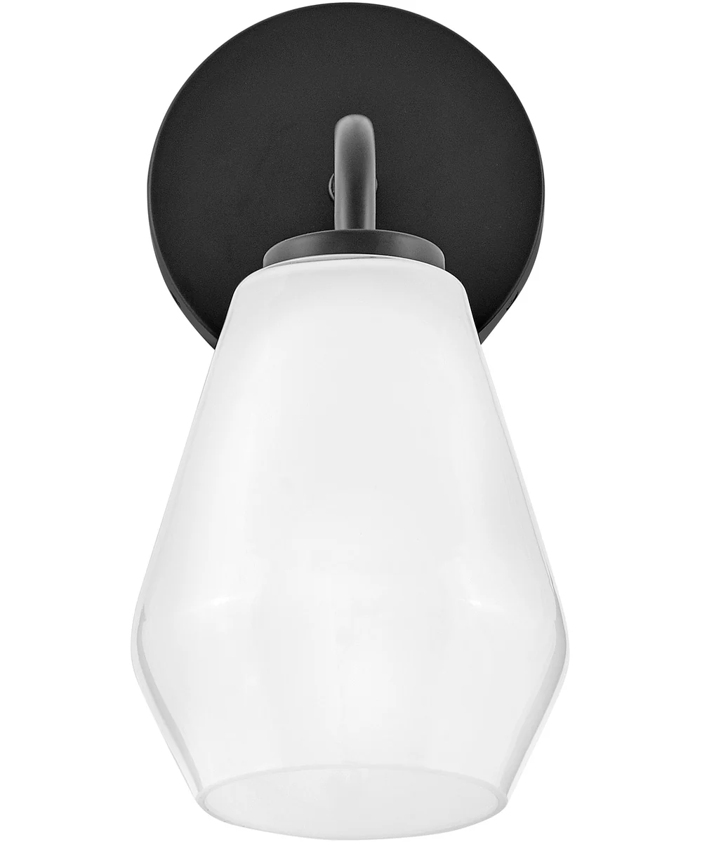 Gio 1-Light Medium Single Light Vanity in Black - Image 5