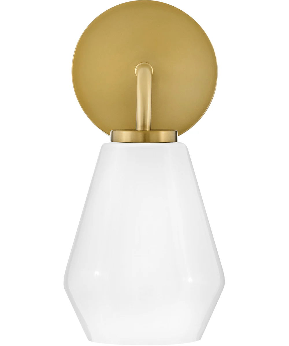 Gio 1-Light Medium Single Light Vanity in Lacquered Brass - Image 6
