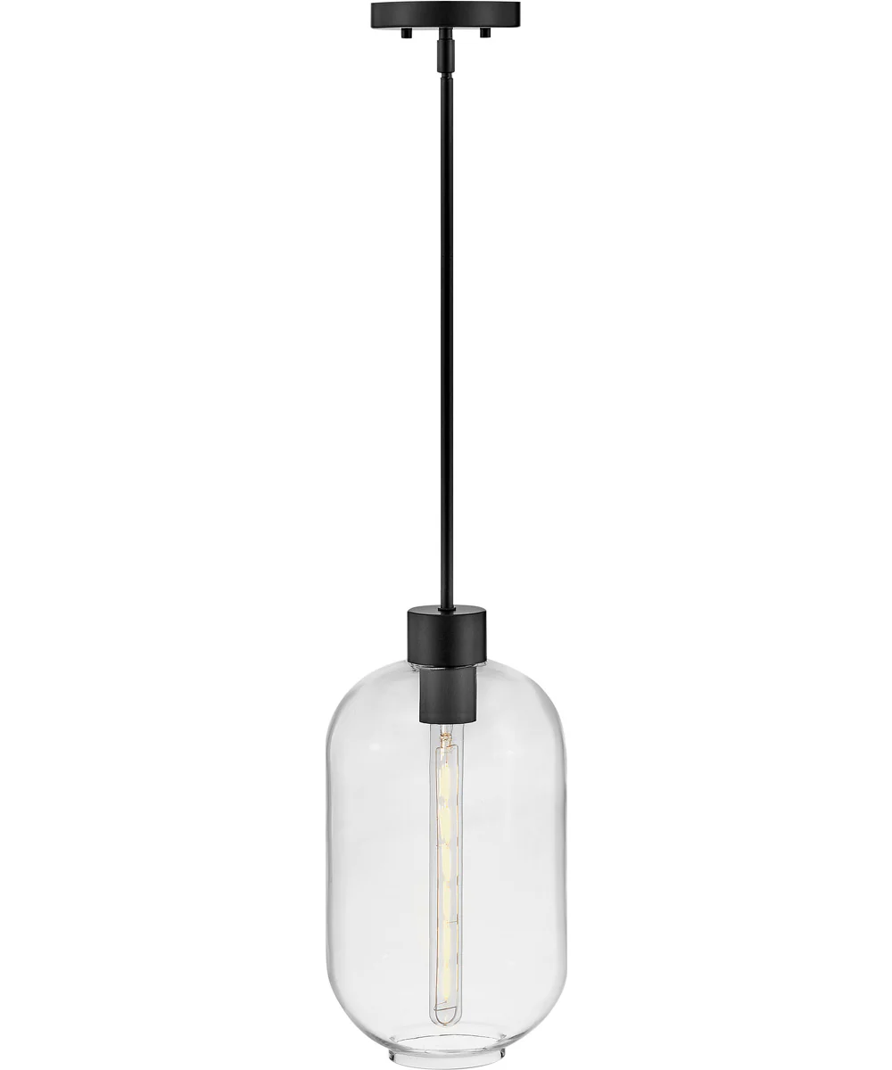 Greer 1-Light Small Pendant in Black - Image 5