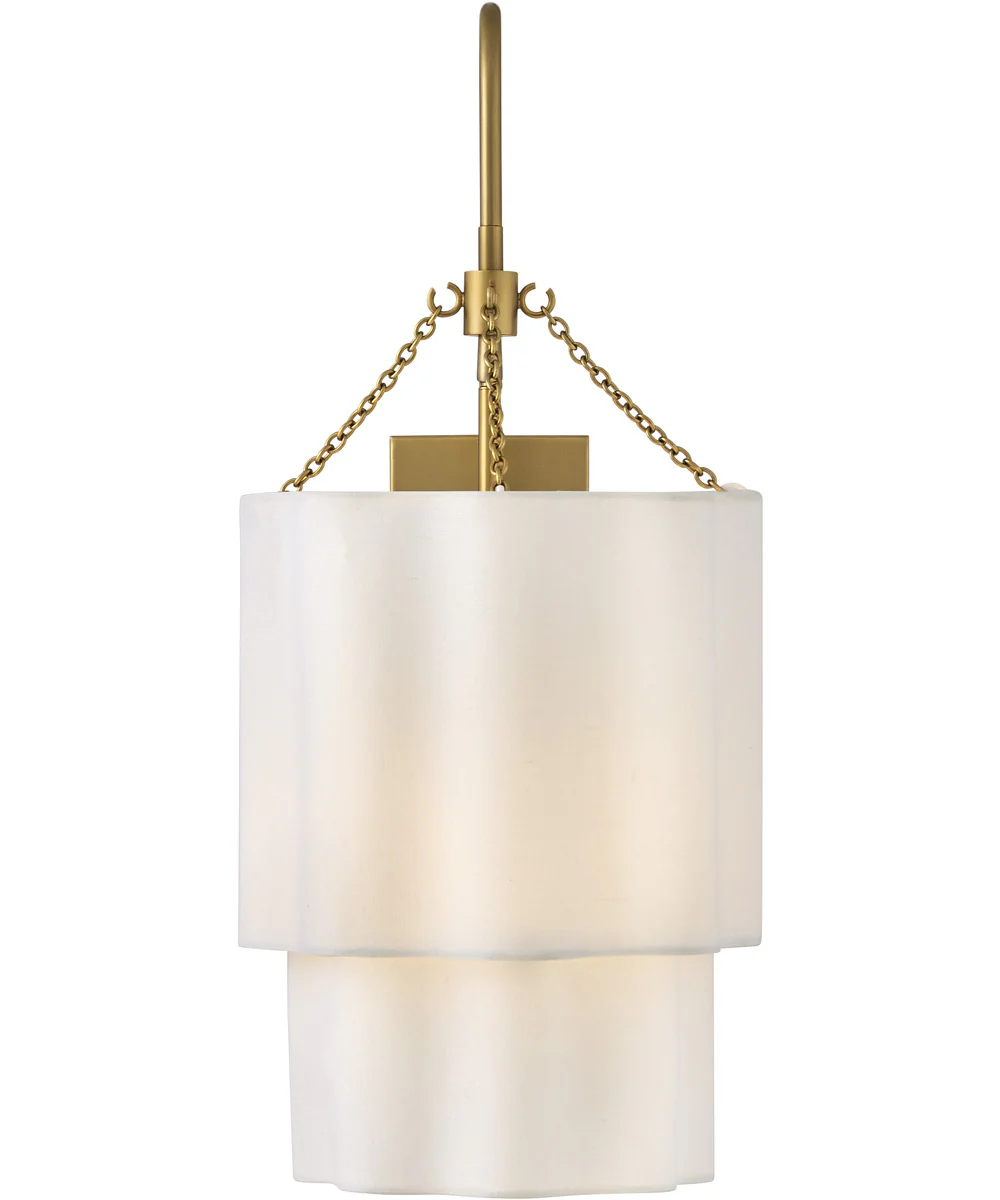 Gwen 1-Light Large Single Light Sconce in Lacquered Brass - Image 5