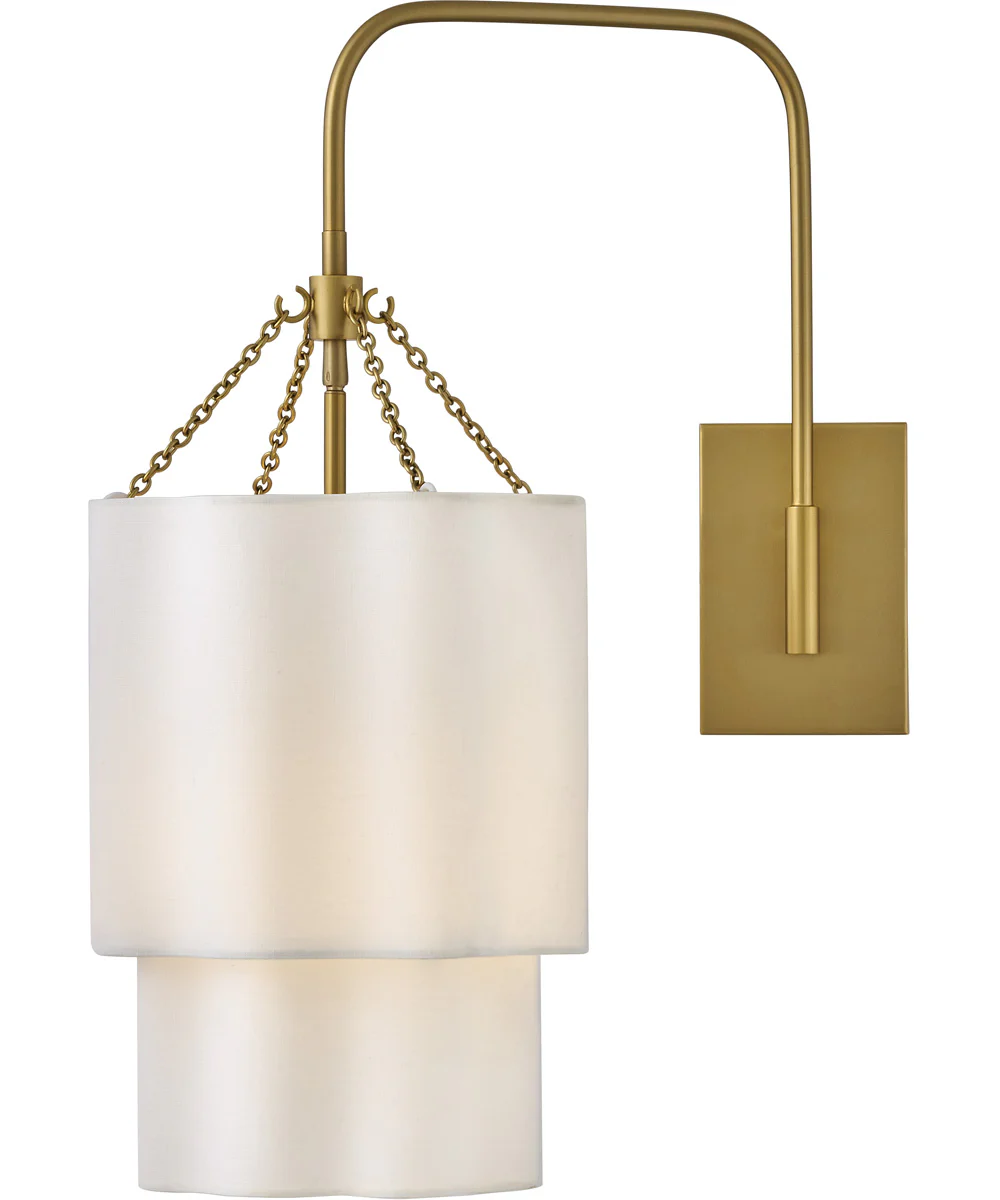 Gwen 1-Light Large Single Light Sconce in Lacquered Brass - Image 6