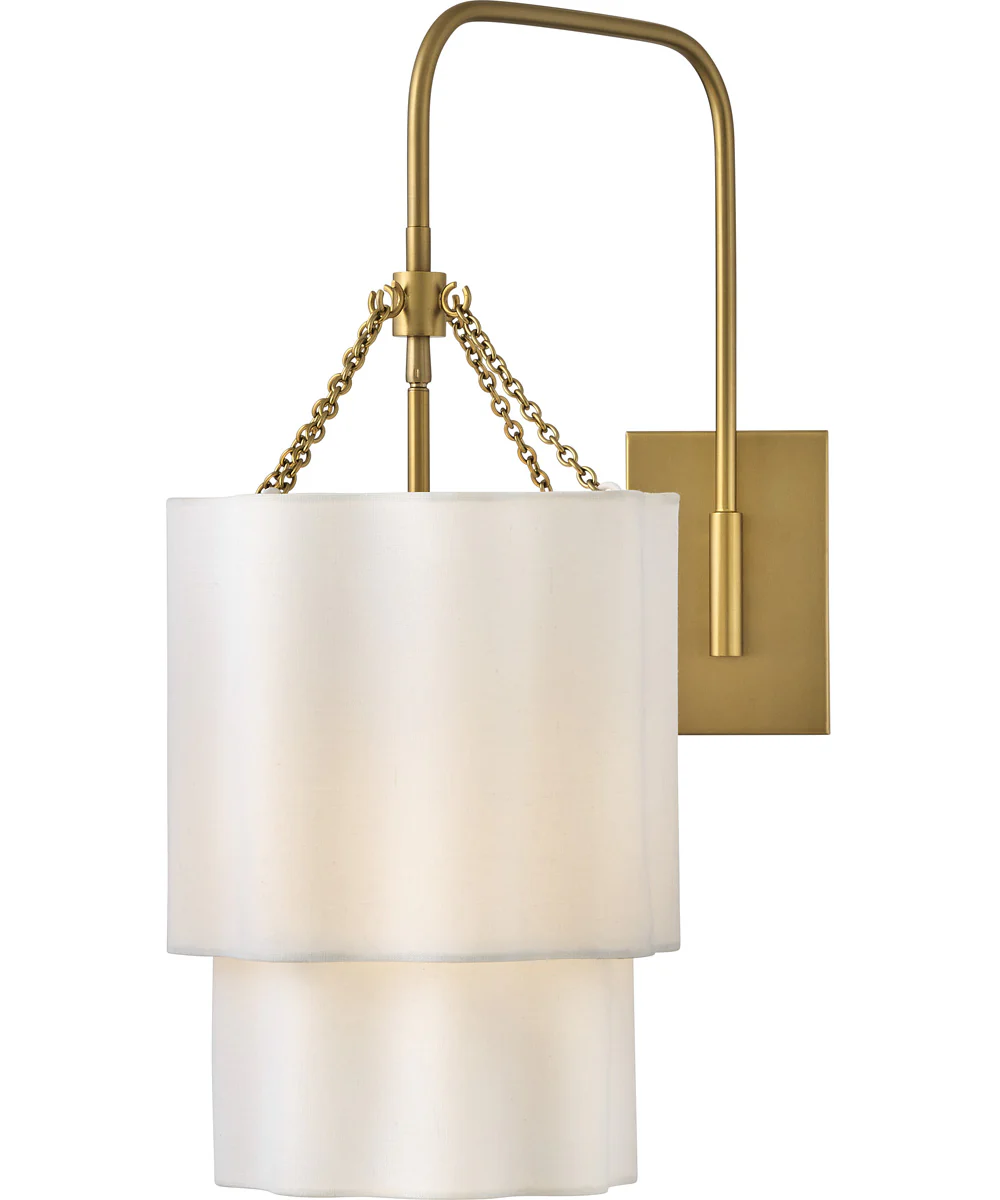 Gwen 1-Light Large Single Light Sconce in Lacquered Brass - Image 7