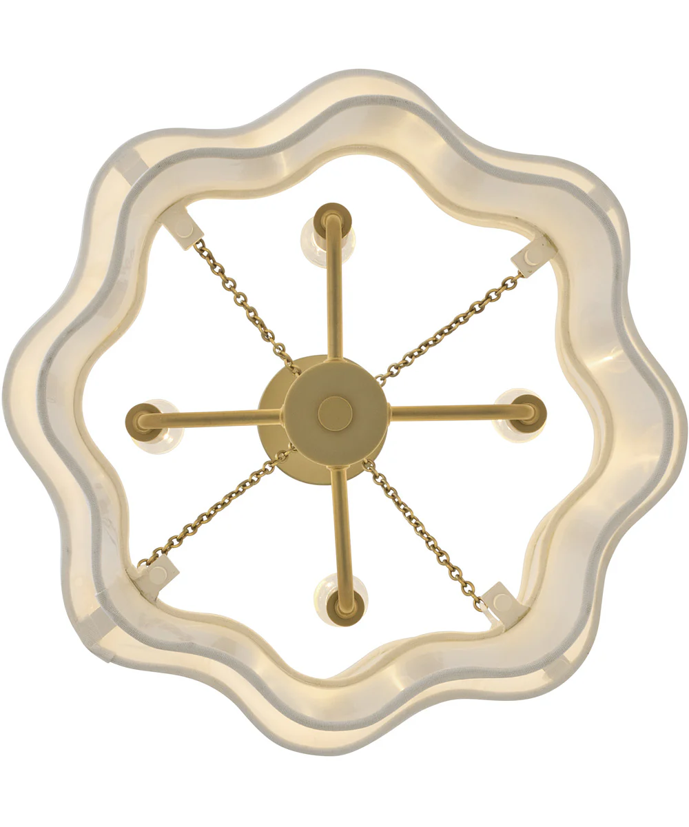 Gwen 4-Light Large Pendant in Lacquered Brass - Image 4