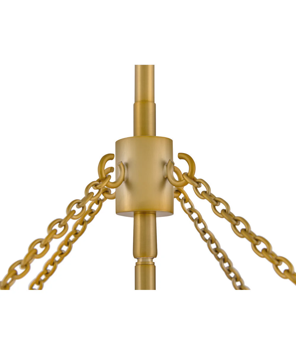 Gwen 5-Light Medium Drum Chandelier in Lacquered Brass - Image 6