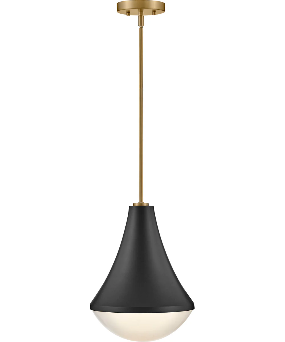 Haddie 1-Light Small Pendant in Black - Image 3