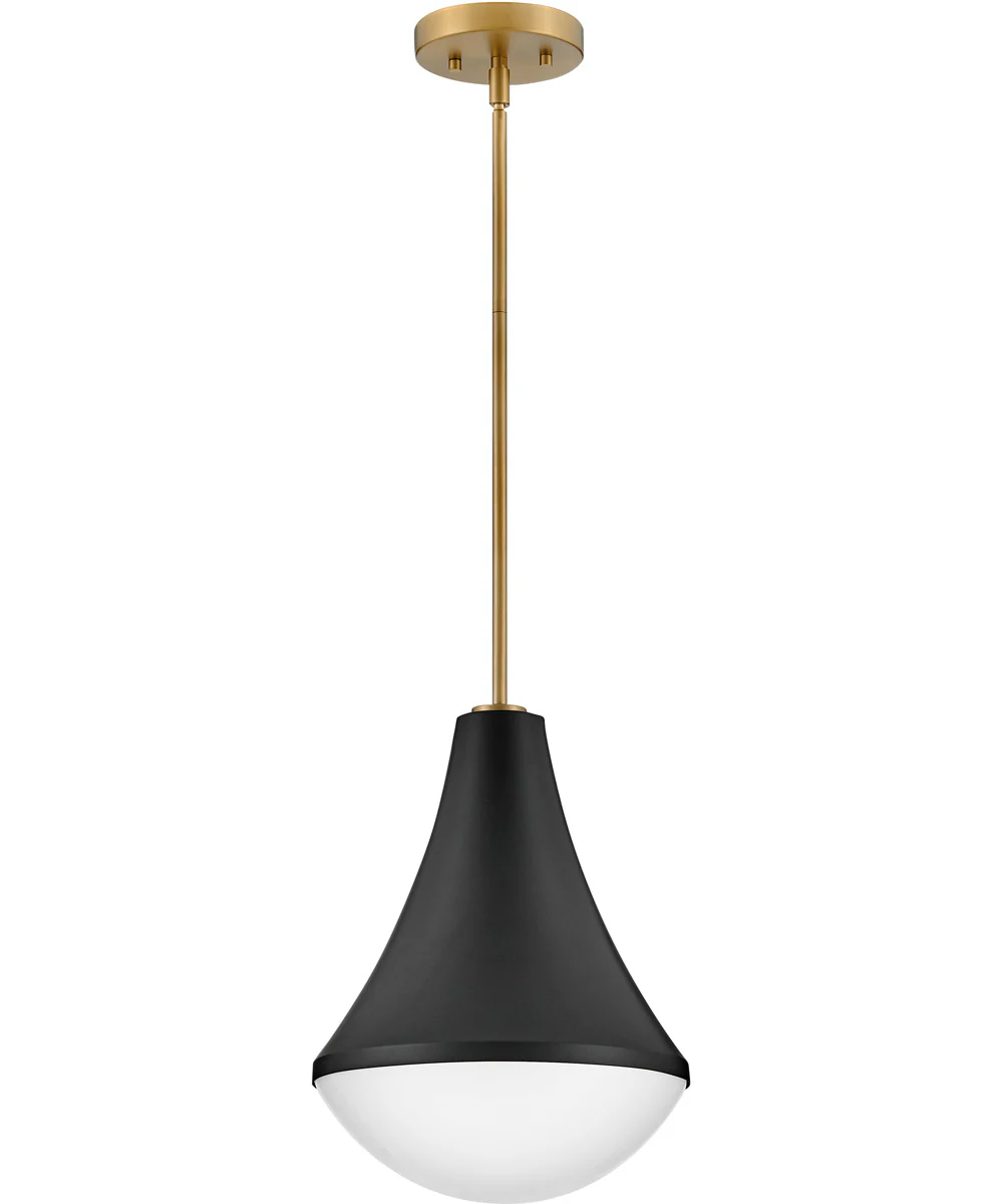 Haddie 1-Light Small Pendant in Black - Image 4