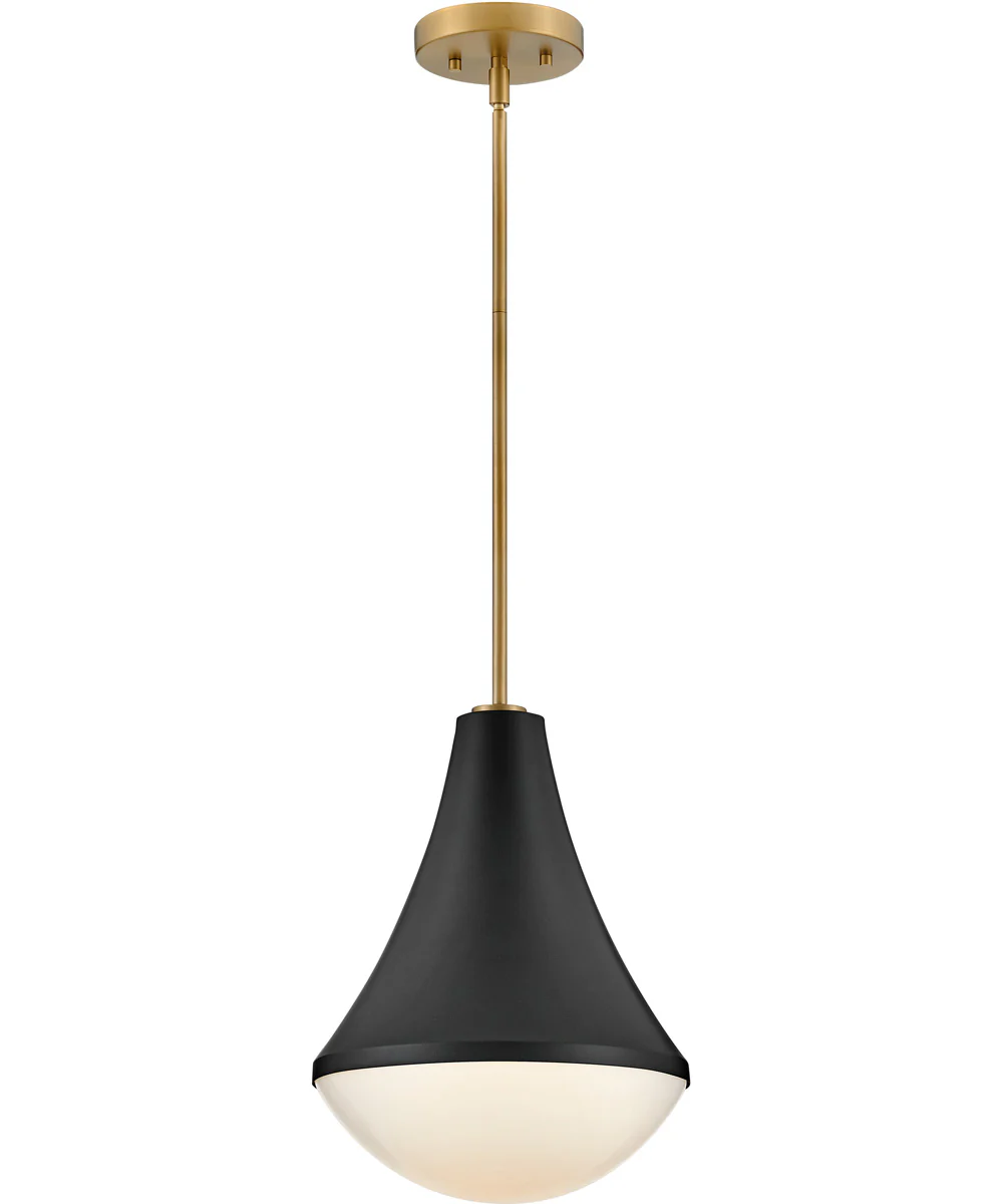 Haddie 1-Light Small Pendant in Black - Image 5