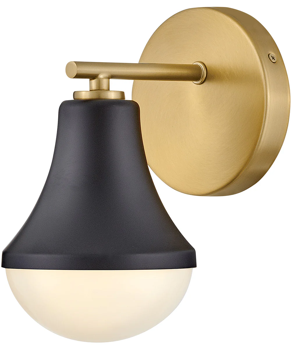 Haddie 1-Light Small Single Light Vanity in Black - Image 3