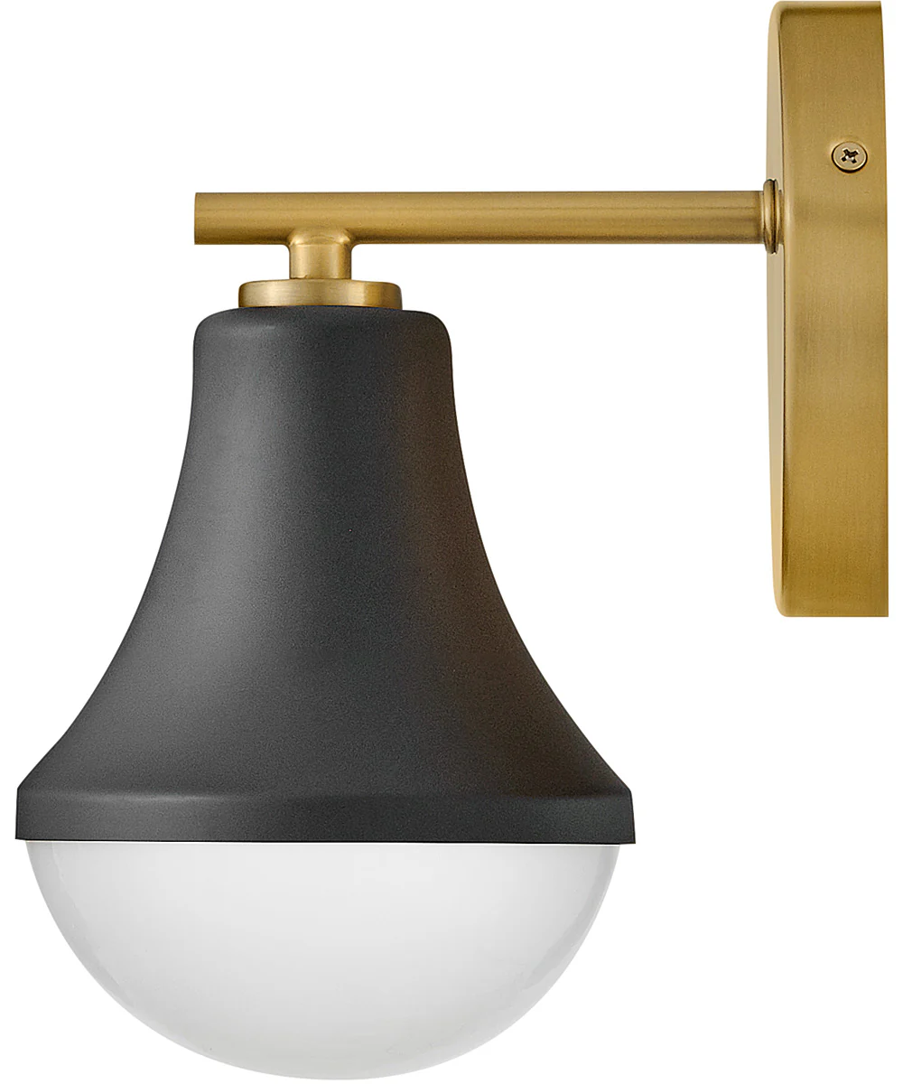 Haddie 1-Light Small Single Light Vanity in Black - Image 7