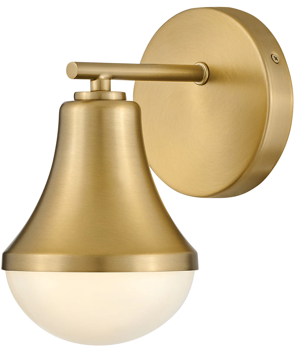 Haddie 1-Light Small Single Light Vanity in Lacquered Brass - Image 3