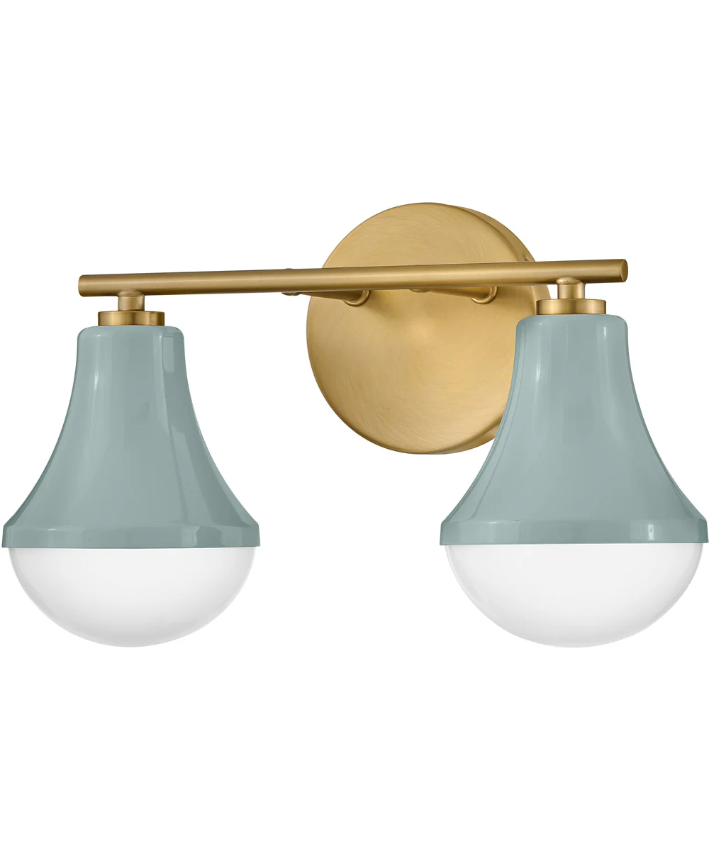 Haddie 2-Light Small Two Light Vanity in Seafoam - Image 6