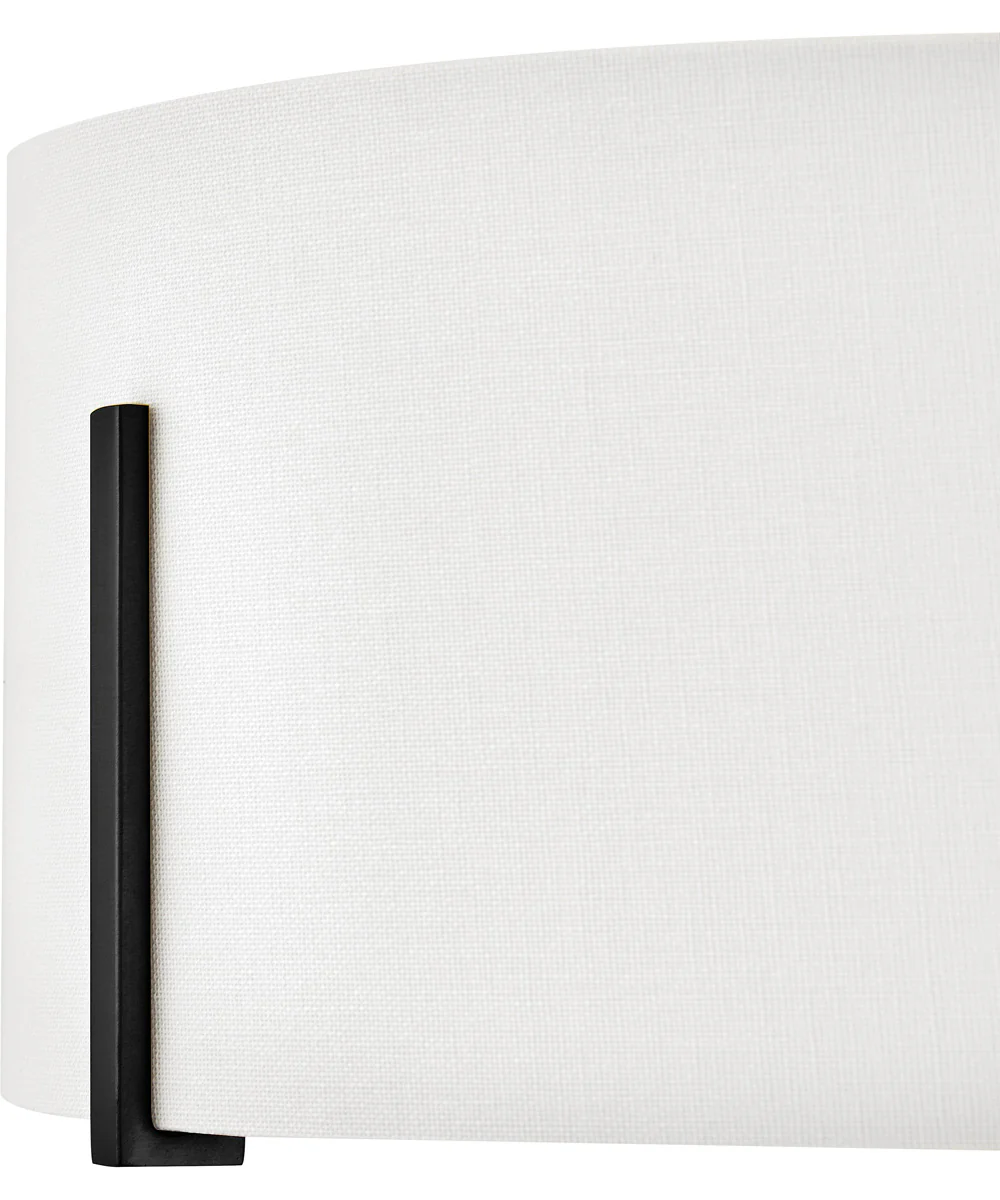 Halle 3-Light Medium Semi-Flush Mount in Black - Image 4