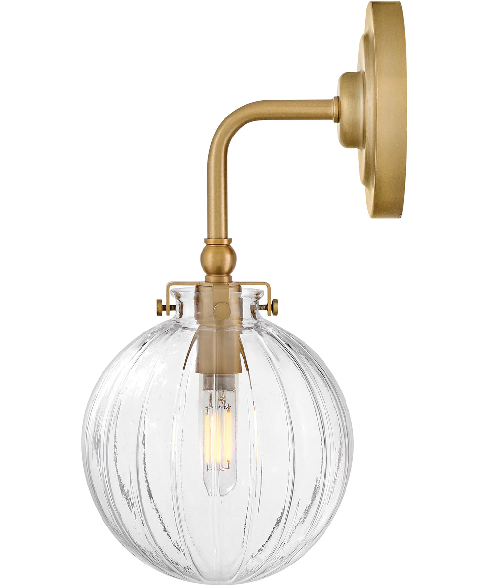 Helene 1-Light Medium Single Light Sconce in Lacquered Brass - Image 5