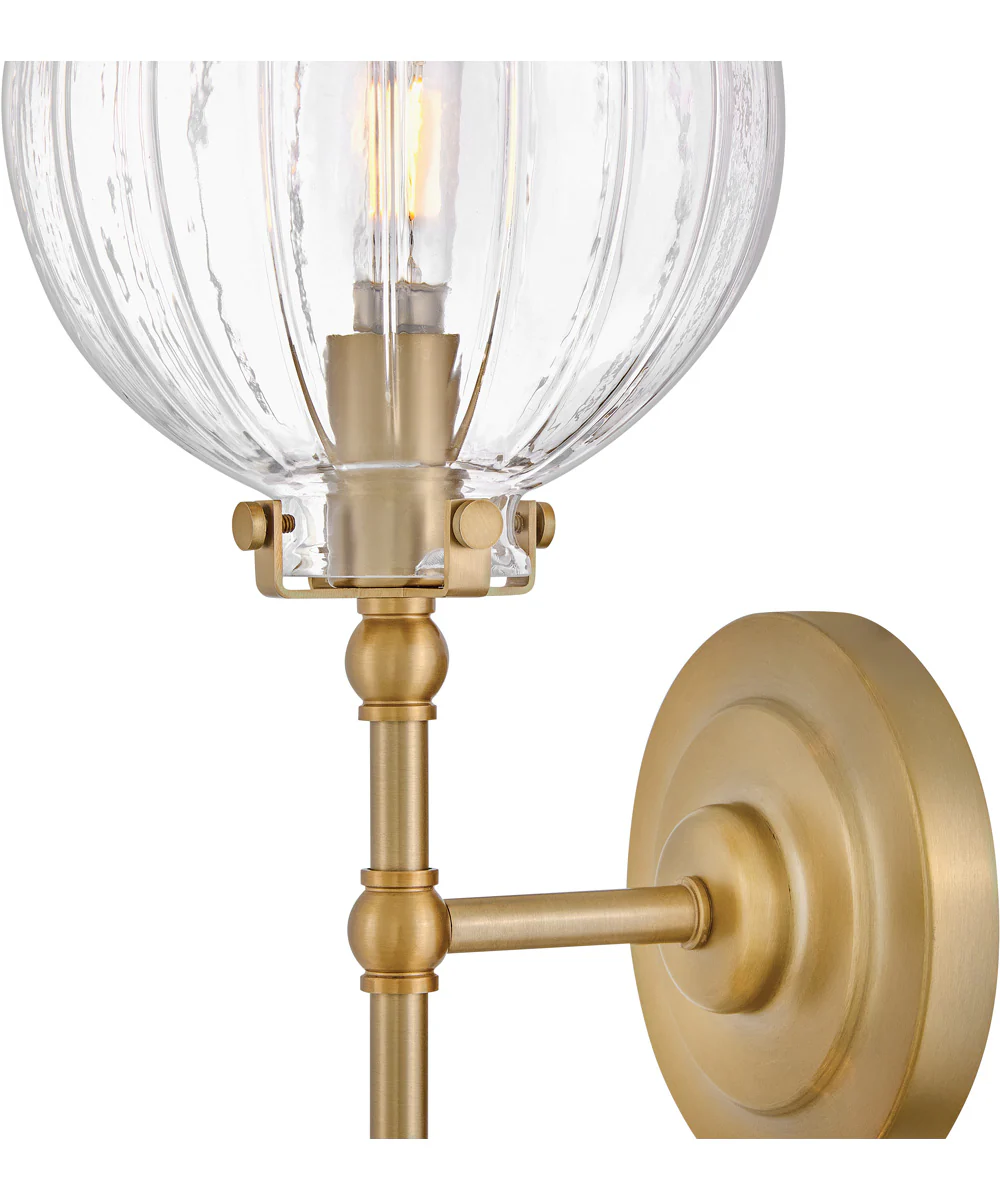 Helene 2-Light Medium Two Light Sconce in Lacquered Brass - Image 6