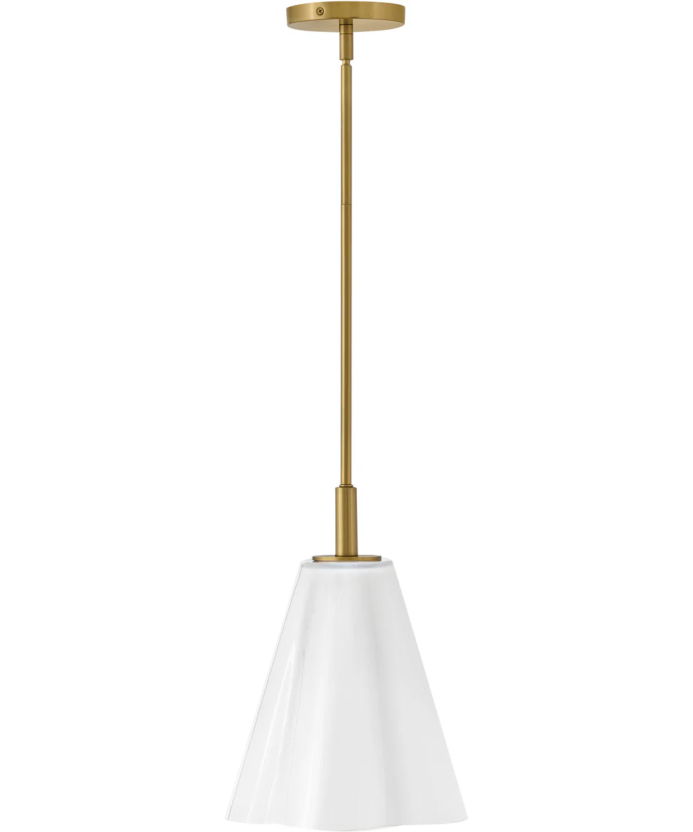 Honey 1-Light Small Pendant in Lacquered Brass - Image 4