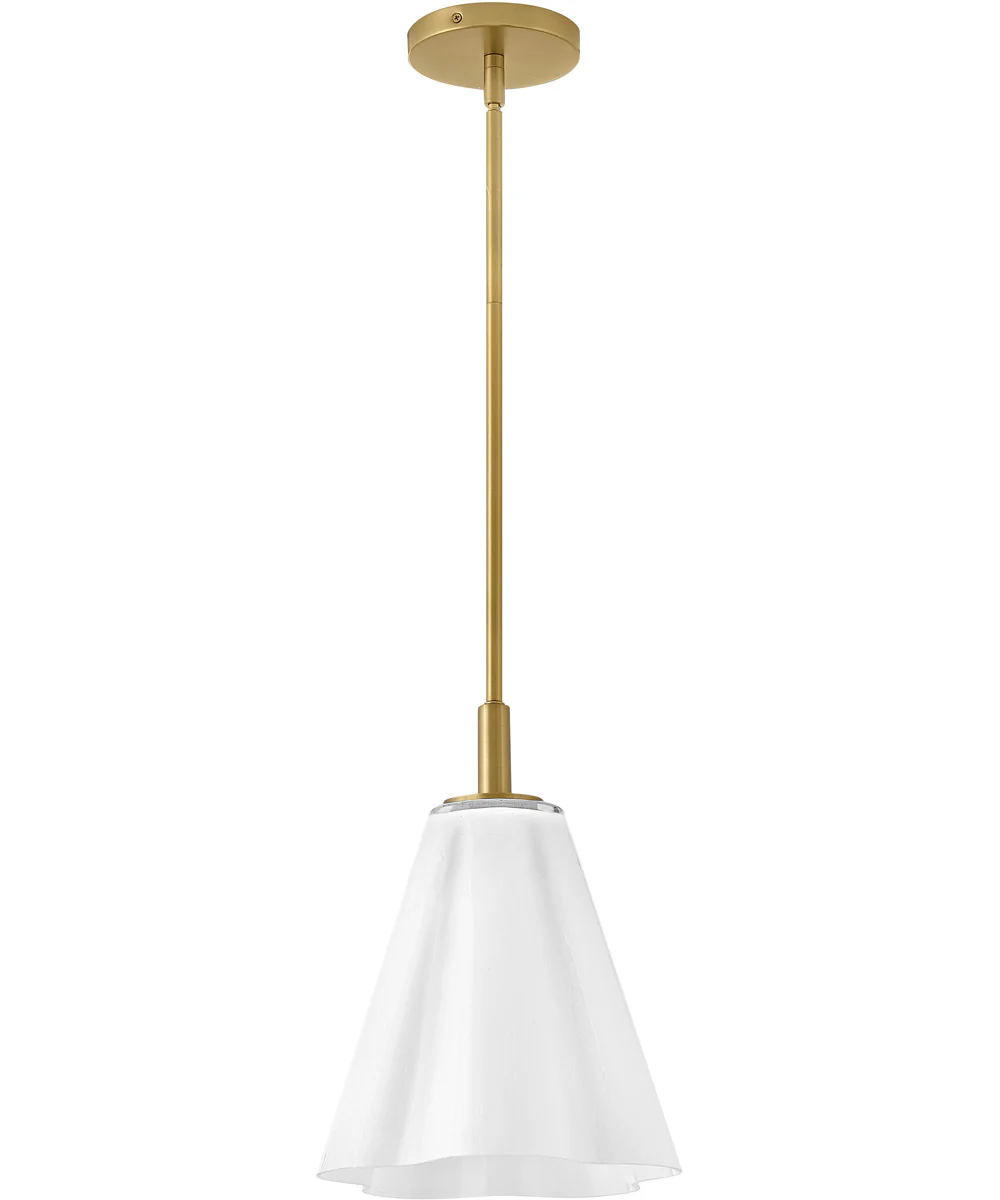 Honey 1-Light Small Pendant in Lacquered Brass - Image 5