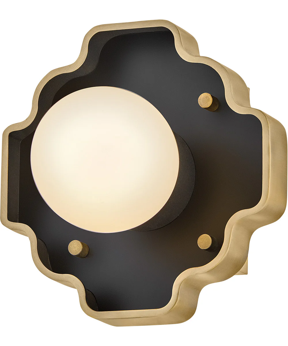Howe 1-Light Small Single Light Sconce in Gloss Black - Image 4