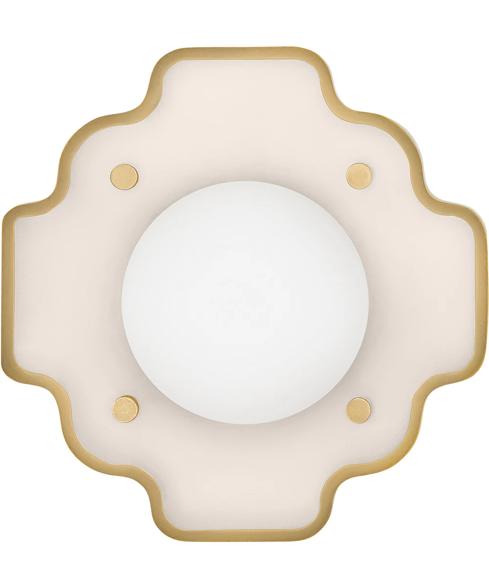 Howe 1-Light Small Single Light Sconce in Light Taupe - Image 3