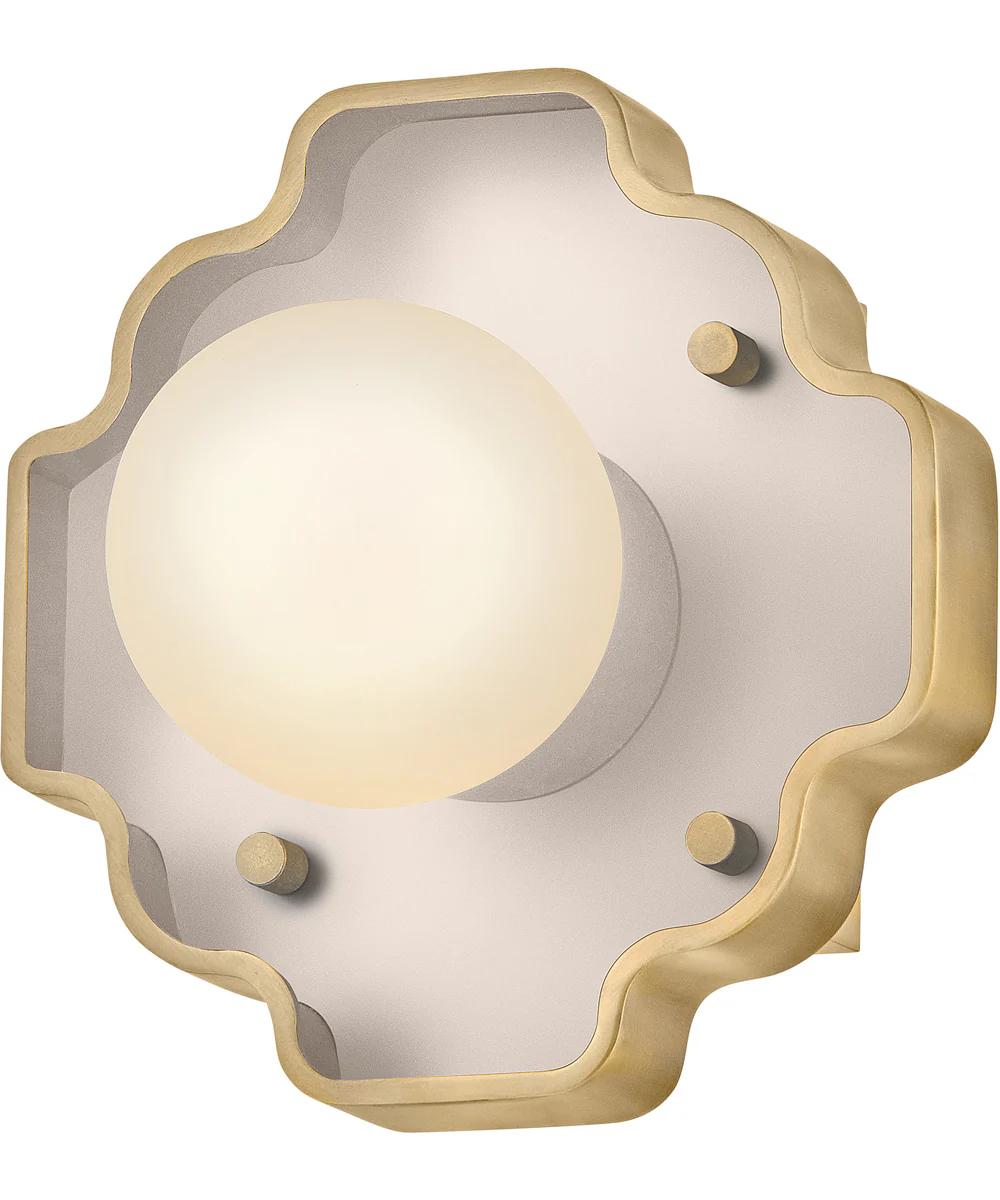 Howe 1-Light Small Single Light Sconce in Light Taupe - Image 4