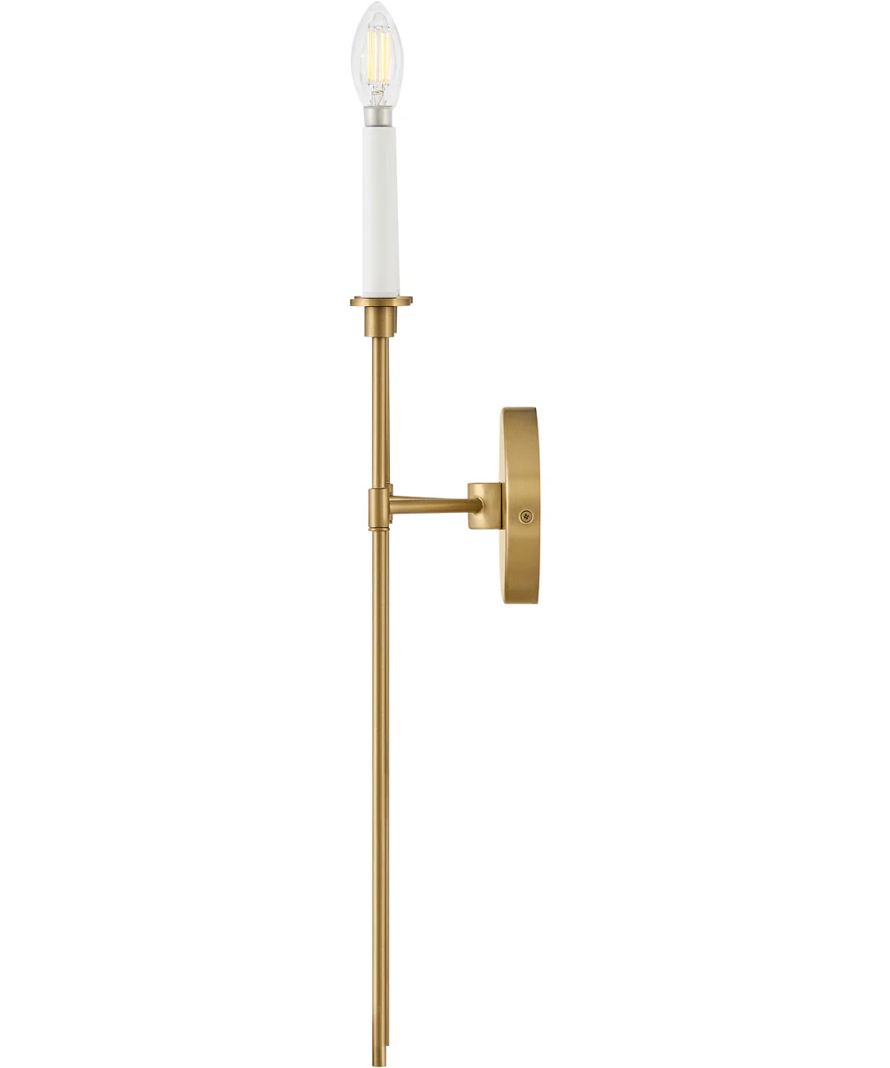 Hux 2-Light Medium Two Light Sconce in Lacquered Brass - Image 5