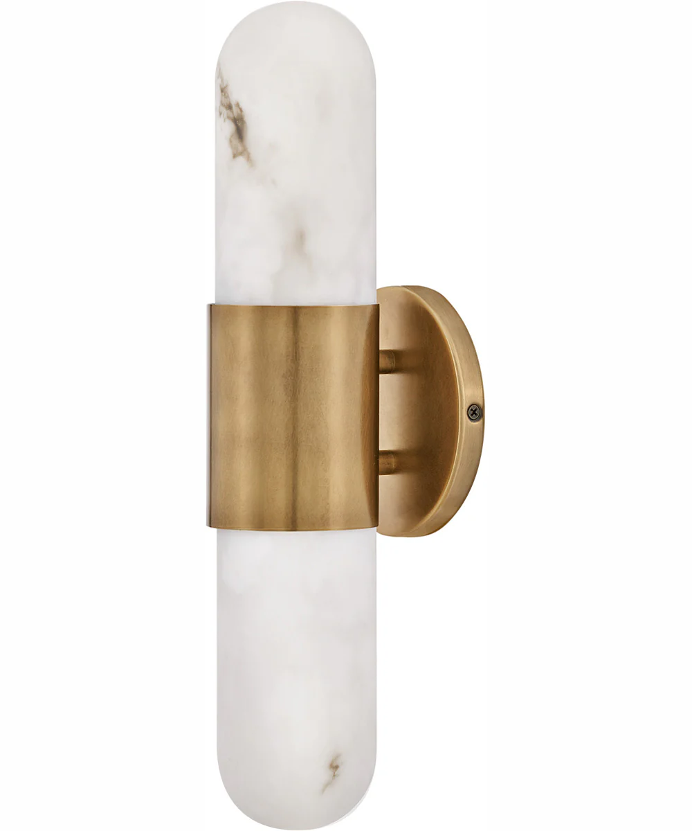 Ibiza LED-Light Small LED Vanity in Heritage Brass - Image 6