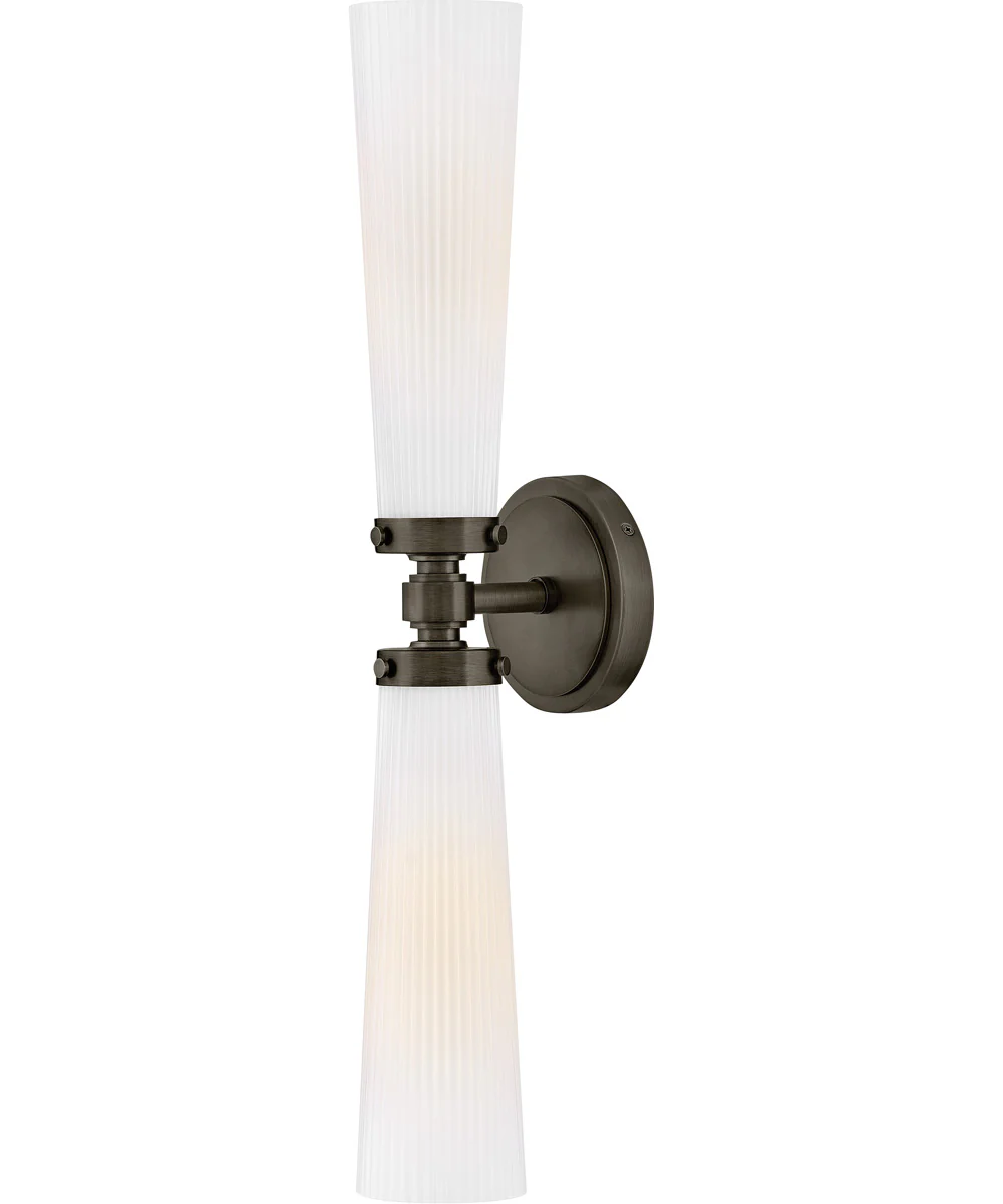 Jude 2-Light Medium Two Light Vanity in Black Oxide - Image 3