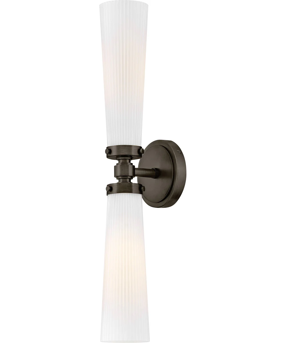 Jude 2-Light Medium Two Light Vanity in Black Oxide - Image 4