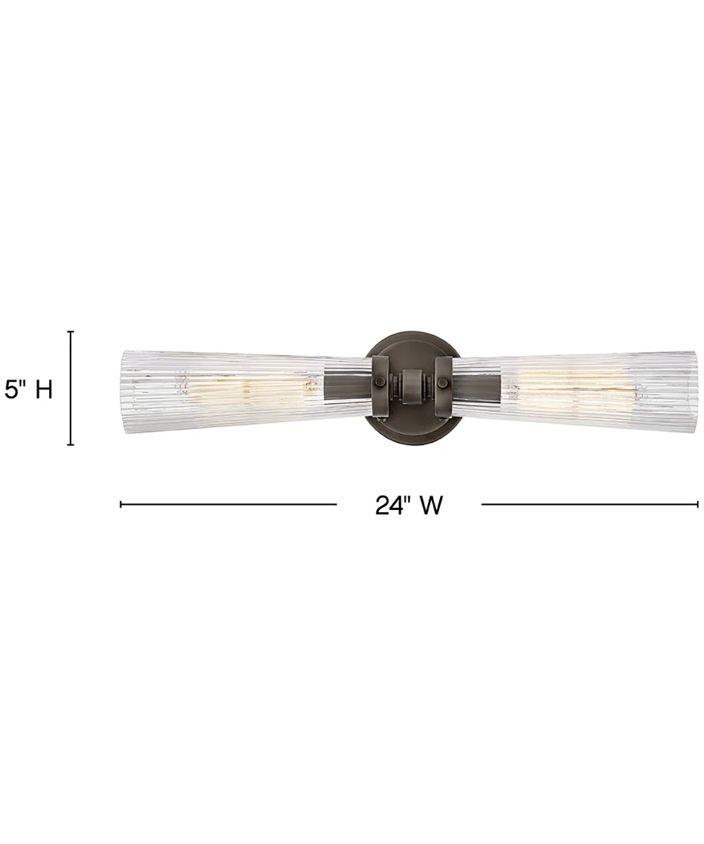 Jude 2-Light Medium Two Light Vanity in Black Oxide - Image 11