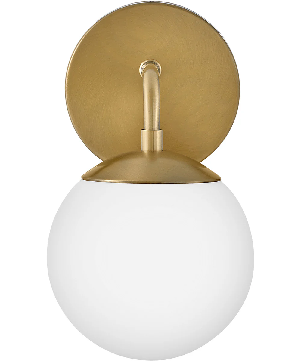 Julep 1-Light Medium Single Light Vanity in Lacquered Brass - Image 4