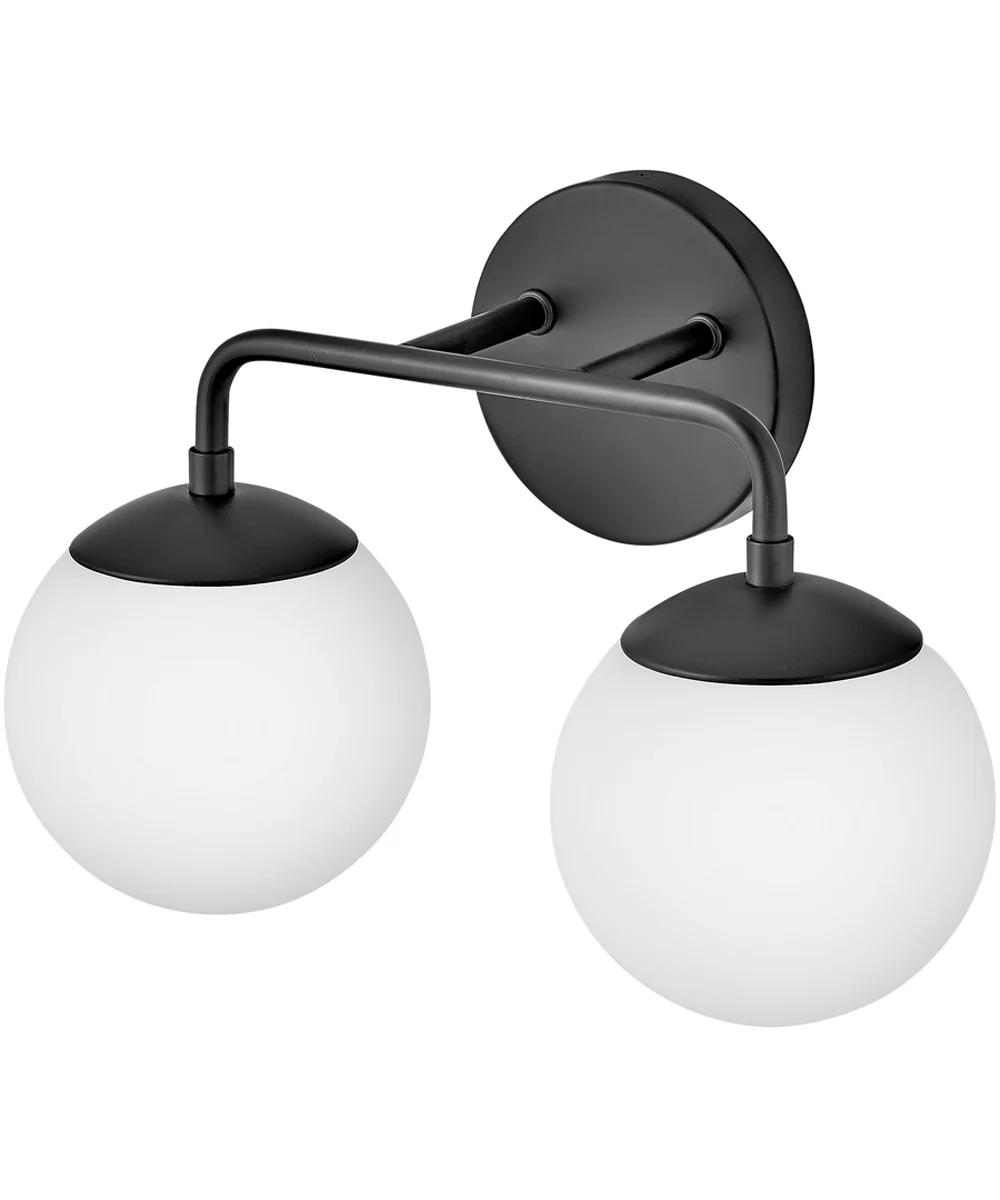Julep 2-Light Small Two Light Vanity in Black - Image 3