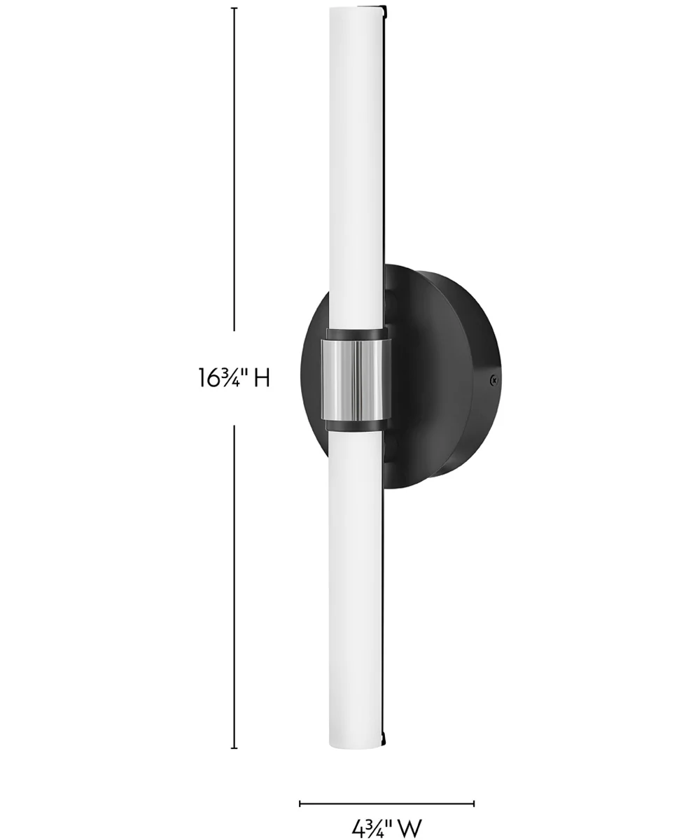Kai LED-Light Medium LED Vanity in Black - Image 2