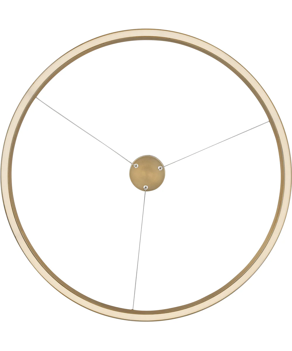 Kenna LED-Light Medium Single Tier in Lacquered Brass - Image 4