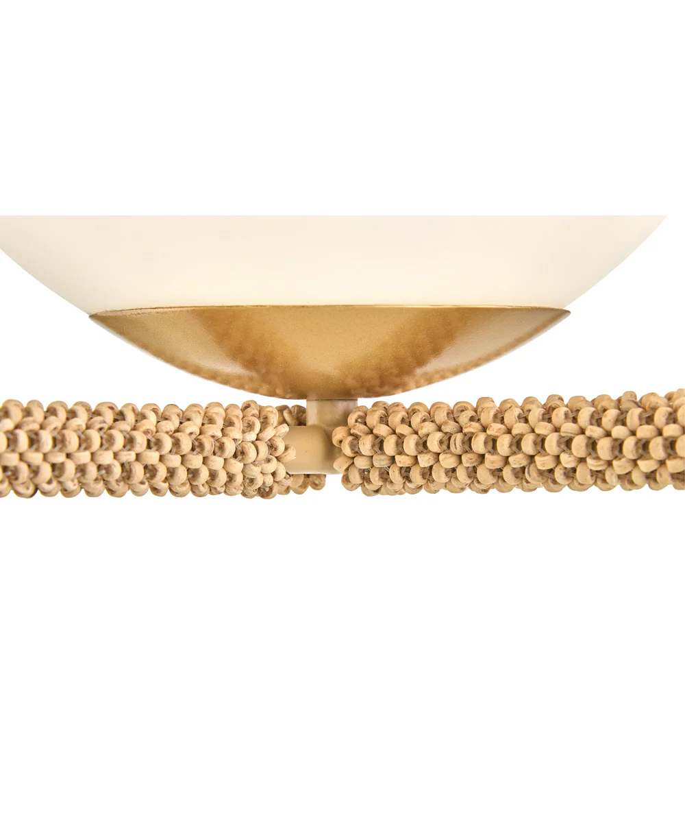Keona 1-Light Medium Convertible Semi-Flush Mount in Deluxe Gold - Image 4