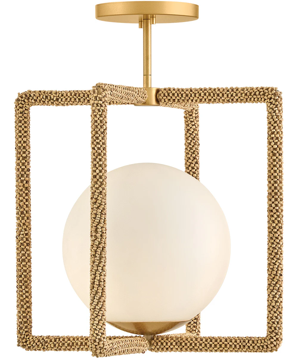 Keona 1-Light Medium Convertible Semi-Flush Mount in Deluxe Gold - Image 6