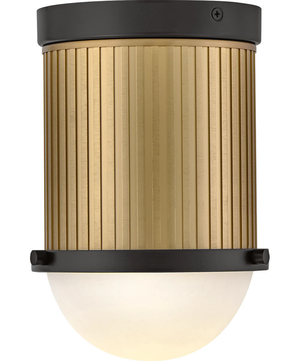 Kieran 1-Light Medium Semi-Flush Mount in Black - Image 3