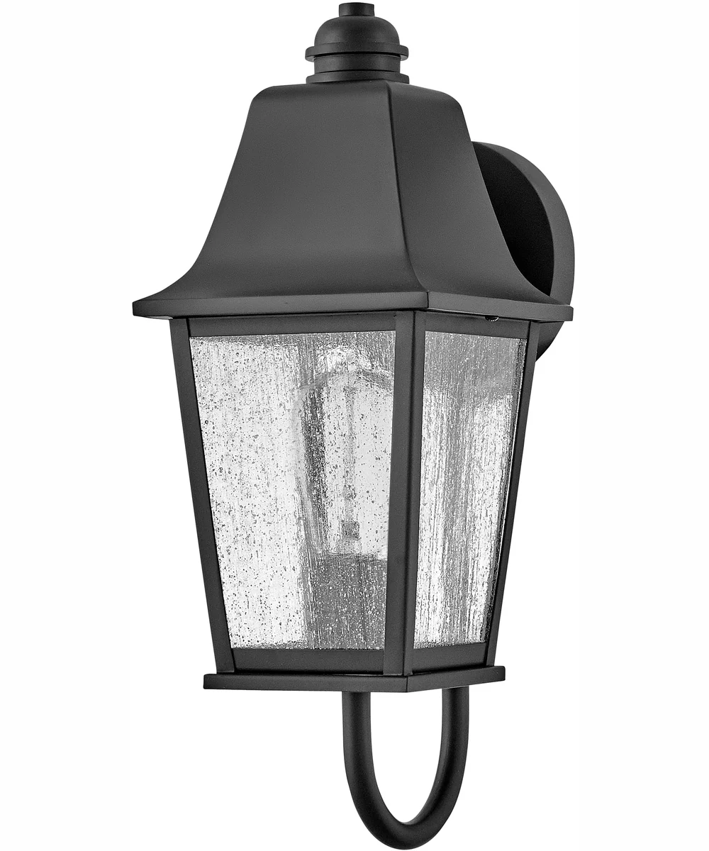 Kingston 1-Light Small Wall Mount Lantern in Black - Image 2