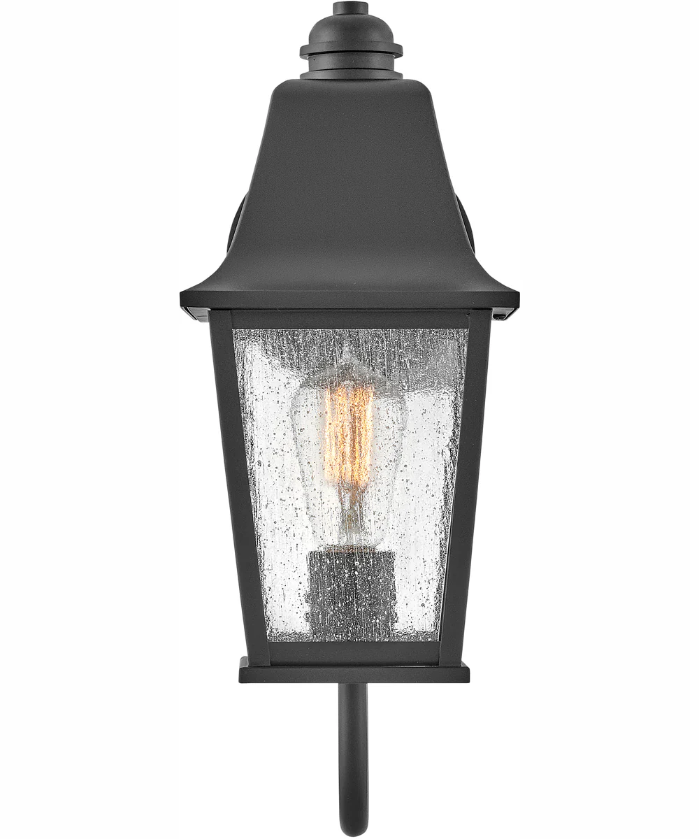 Kingston 1-Light Small Wall Mount Lantern in Black - Image 3
